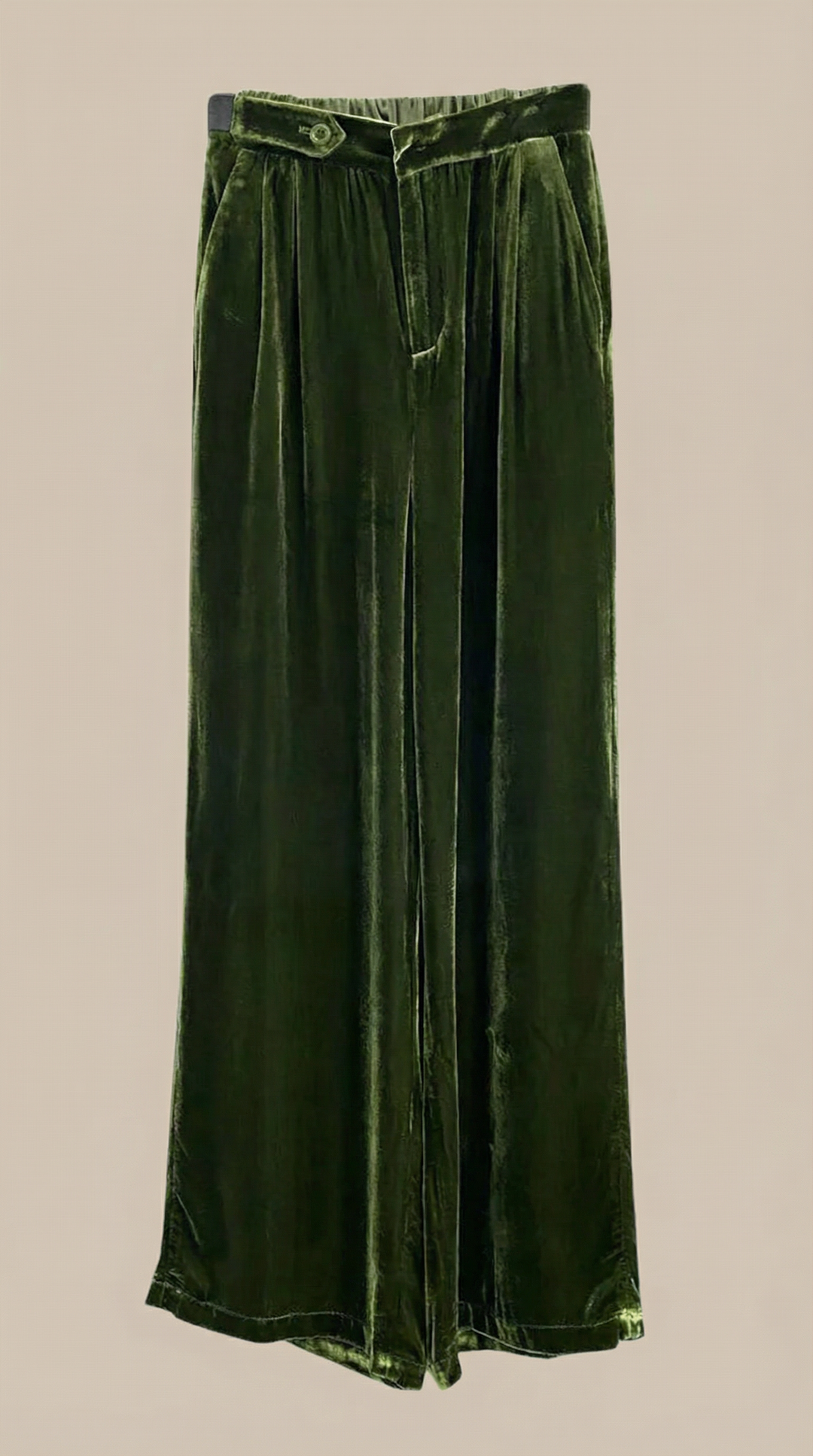 Nadine | Pantalón ancho de terciopelo
