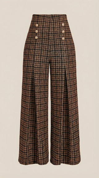 Naomi | Pantalón de cuadros clásico