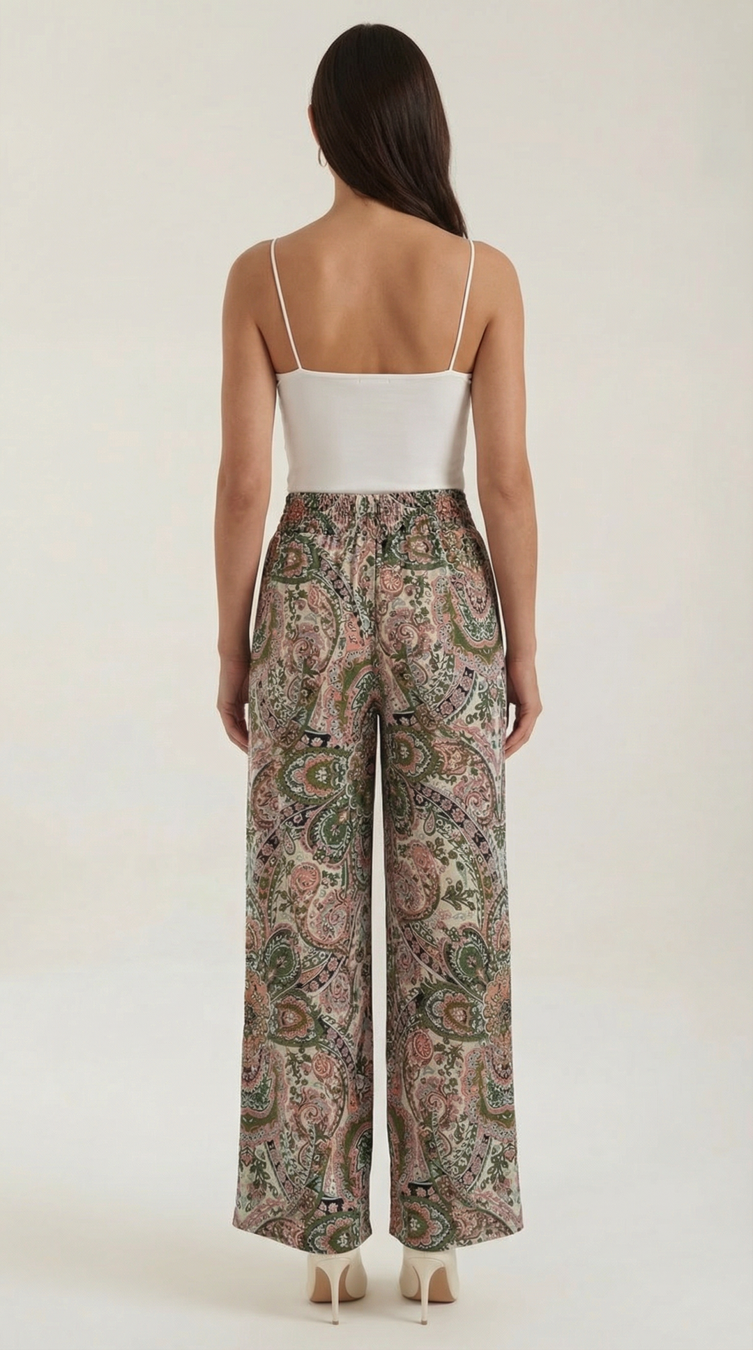 Perla | Pantalón con estampado Paisley
