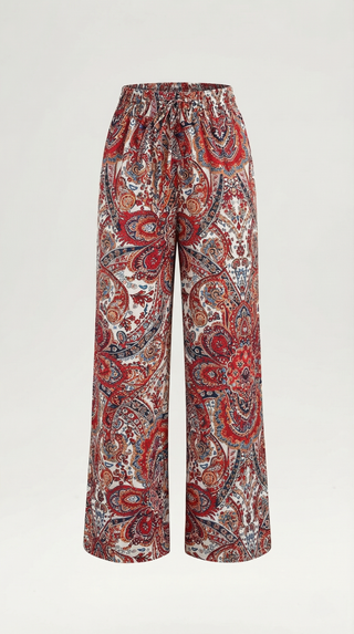 Perla | Pantalón con estampado Paisley