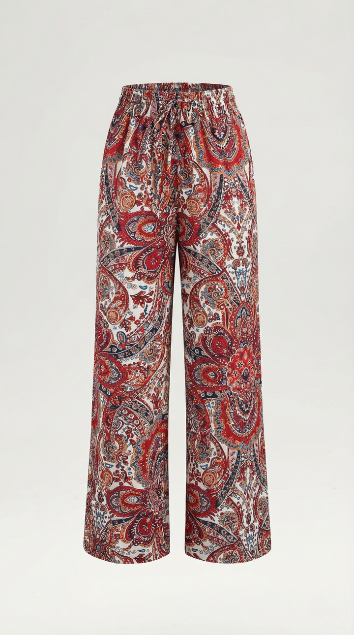 Perla | Pantalón con estampado Paisley