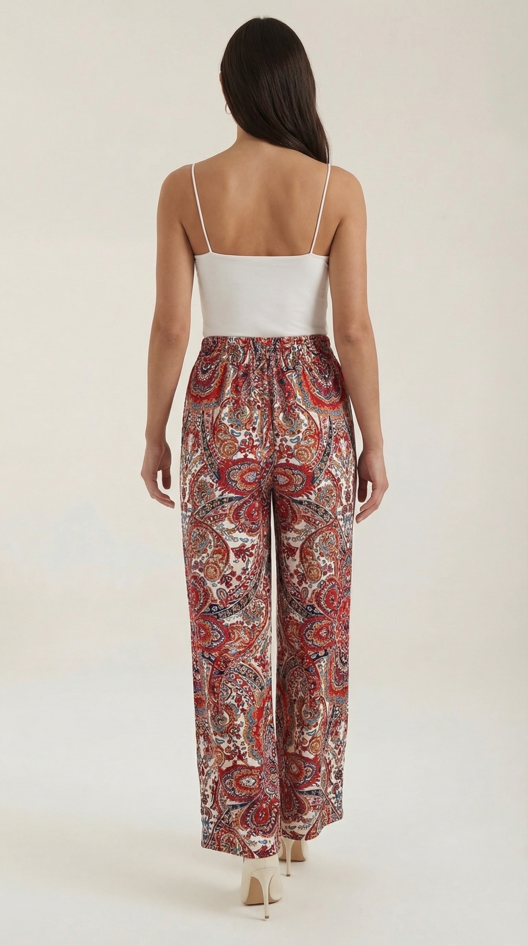 Perla | Pantalón con estampado Paisley