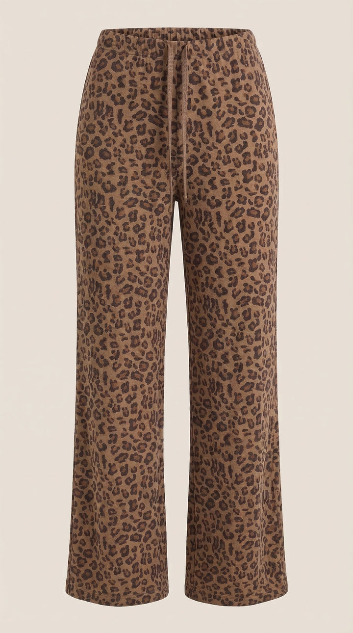 Cleo | Pantalón con estampado de leopardo