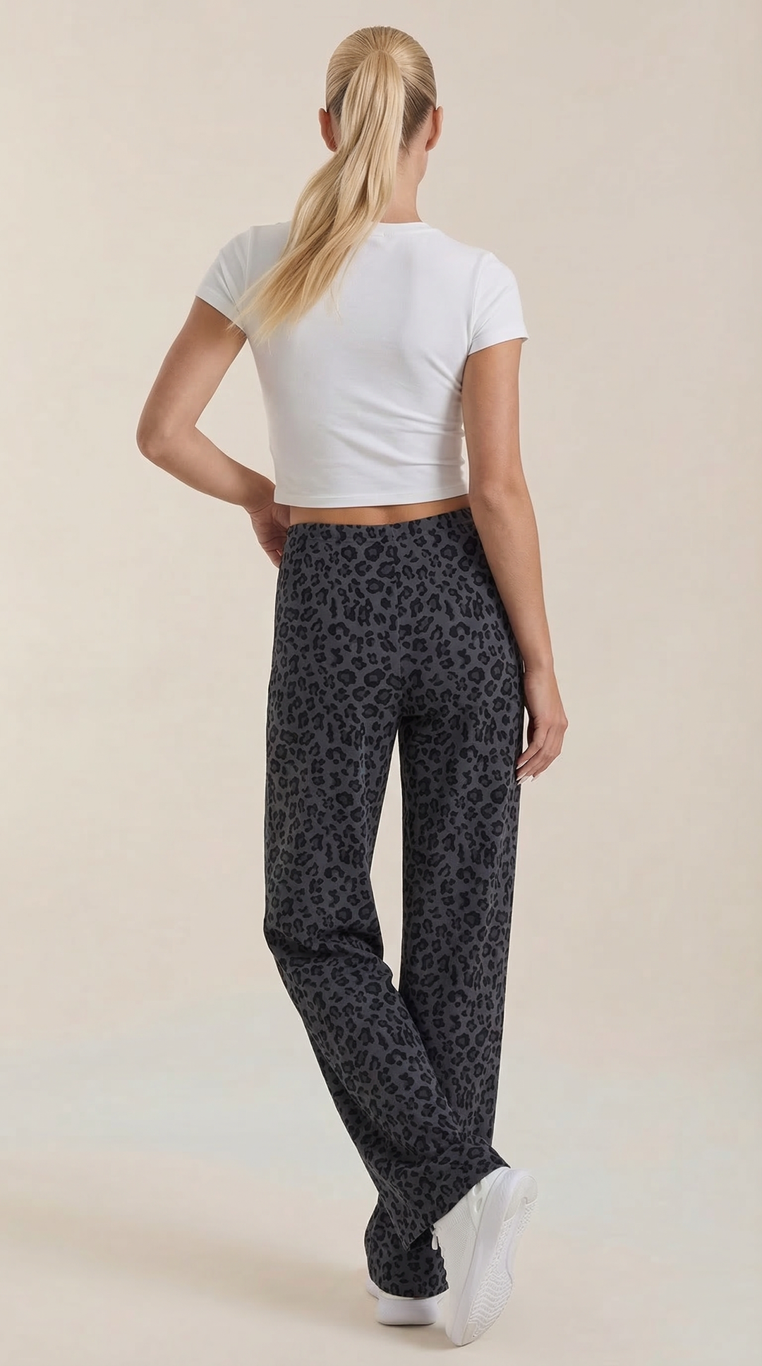 Cleo | Pantalón con estampado de leopardo