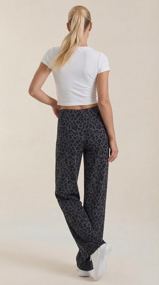 Cleo | Pantalón con estampado de leopardo