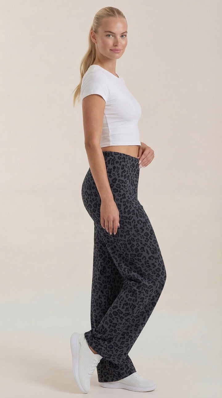Cleo | Pantalón con estampado de leopardo