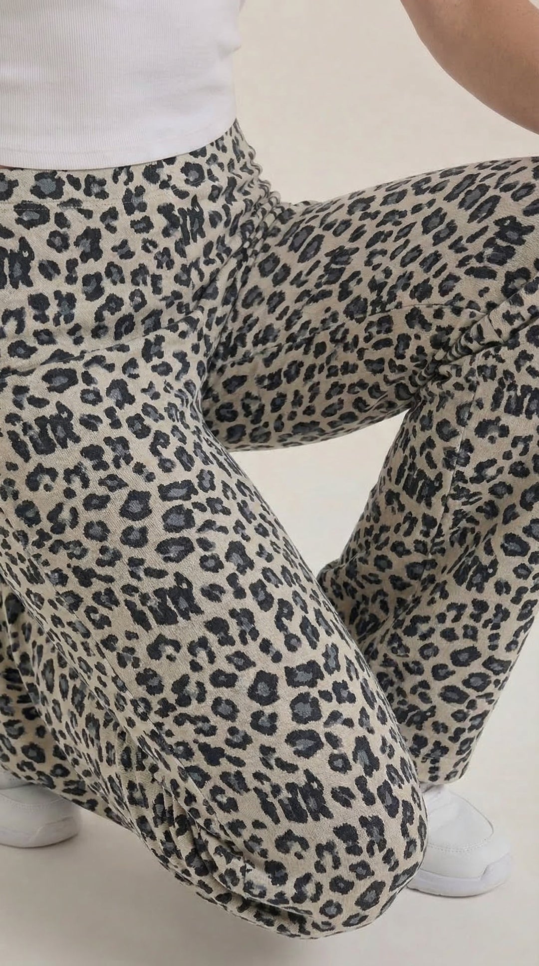 Cleo | Pantalón con estampado de leopardo