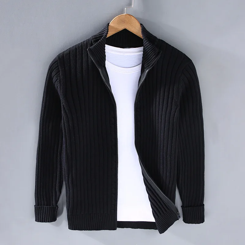 Ruben | Chaqueta Casual de Punto con Cremallera