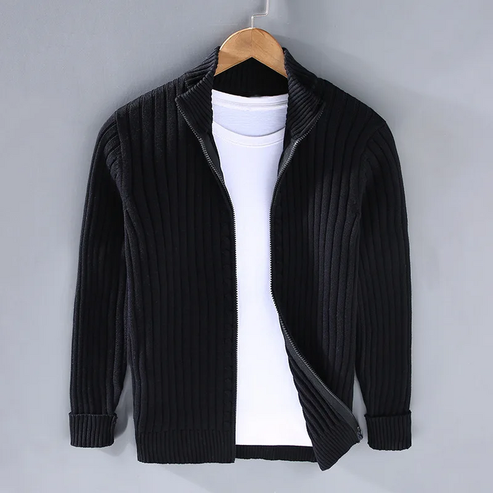 Ruben | Chaqueta Casual de Punto con Cremallera