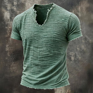 Amario | Camiseta Vintage de Cuello en V