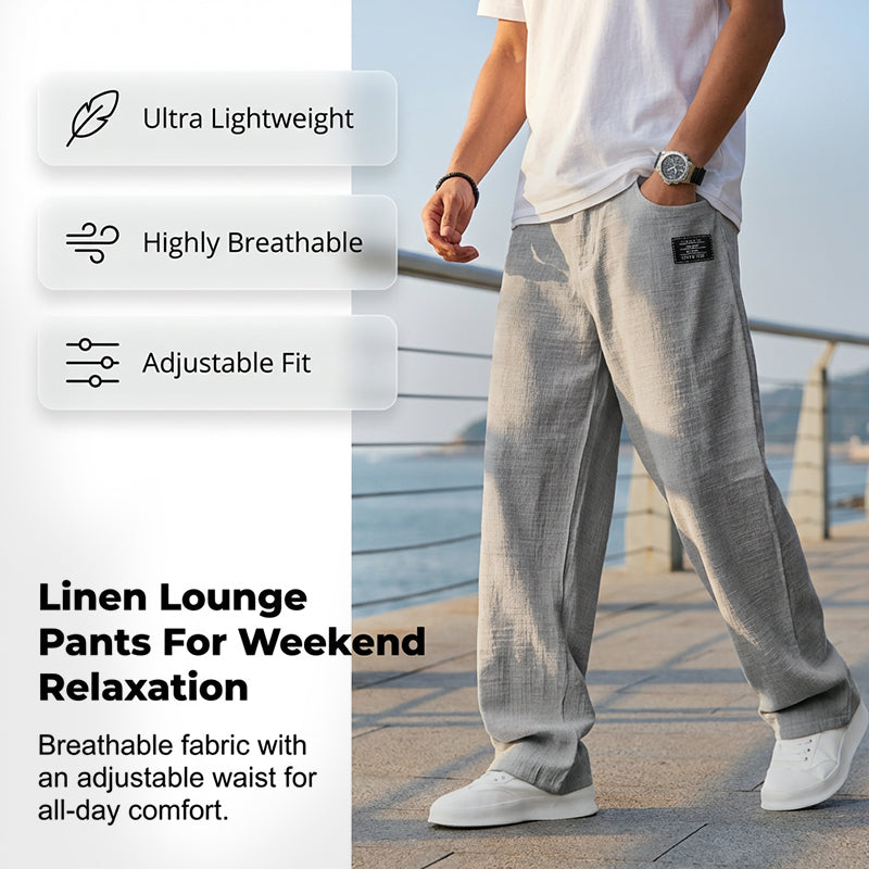 Pantalón ligero de corte recto