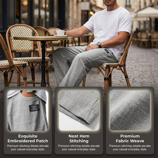 Pantalón ligero de corte recto