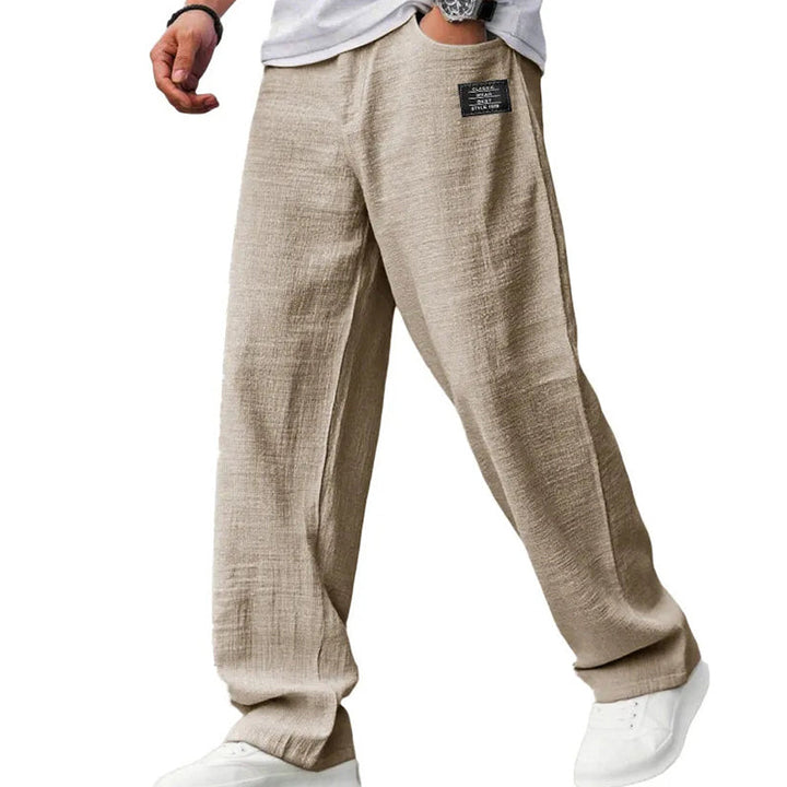 Pantalón ligero de corte recto
