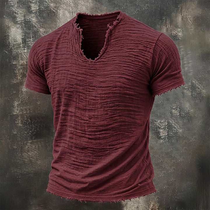 Amario | Camiseta Vintage de Cuello en V